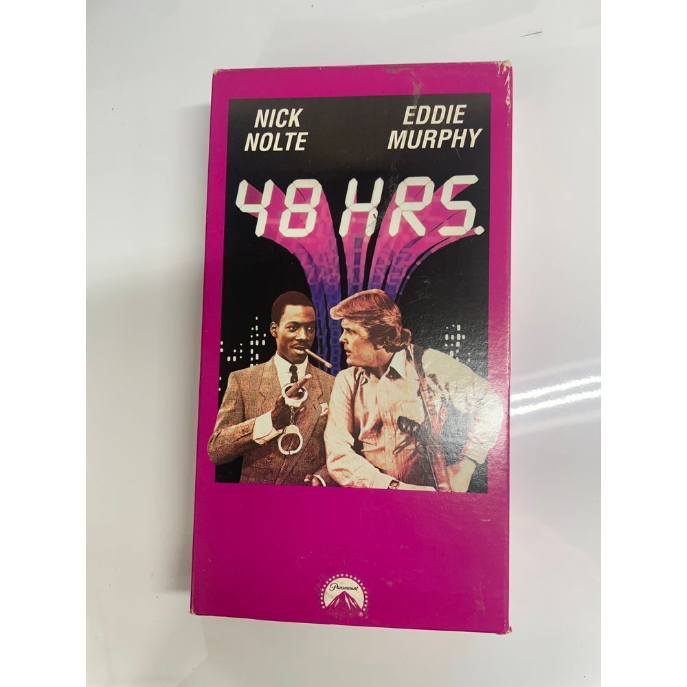 48 Hrs. VHS Tape‎ Nick Nolte Eddie Murphy 1982 Paramount Pictures Movie